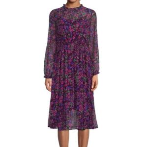 Calvin Klein Floral Fit & Flare Dress 8